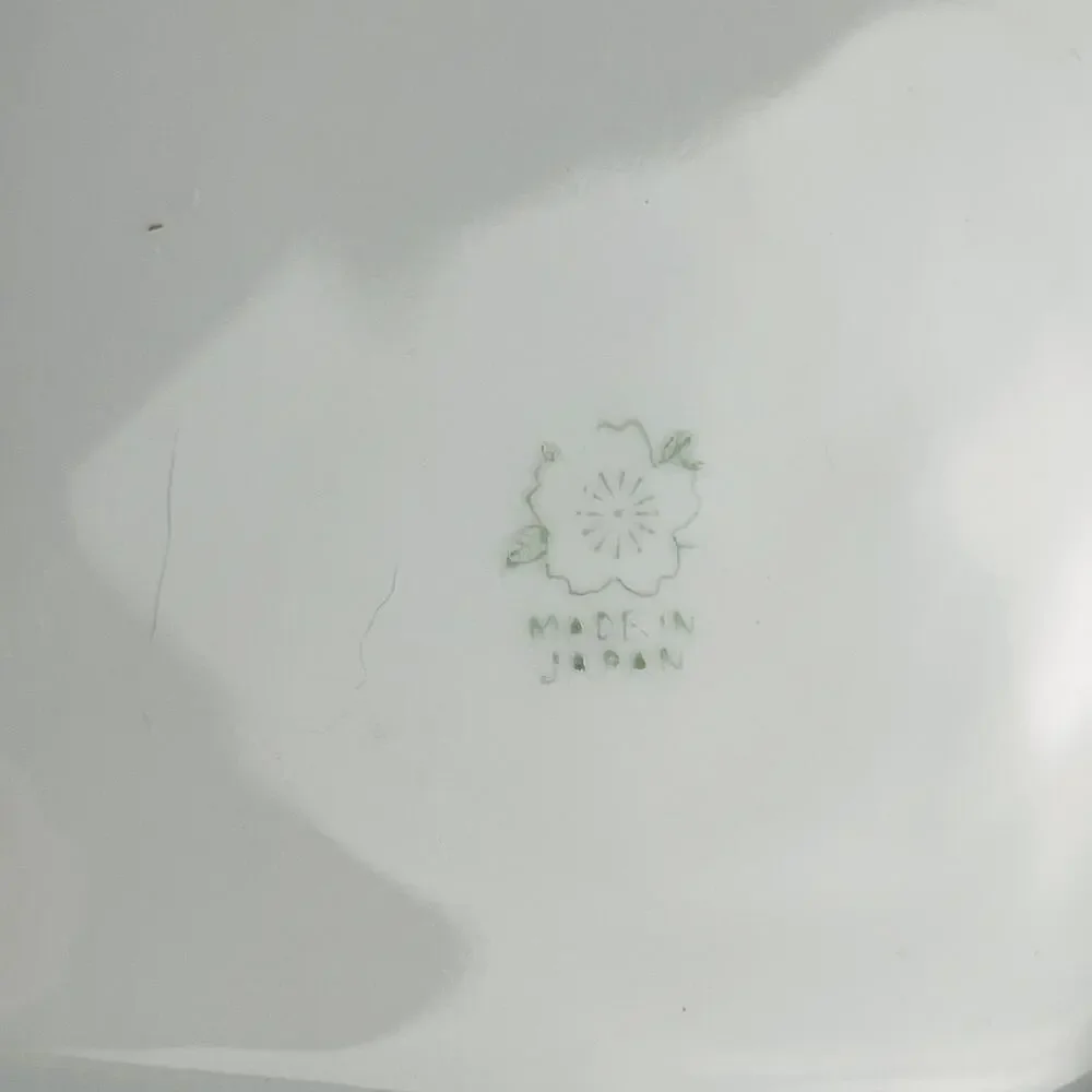 Vintage Noritake Japan Porcelain Fruit Bowl with Fruit Basket / Birds